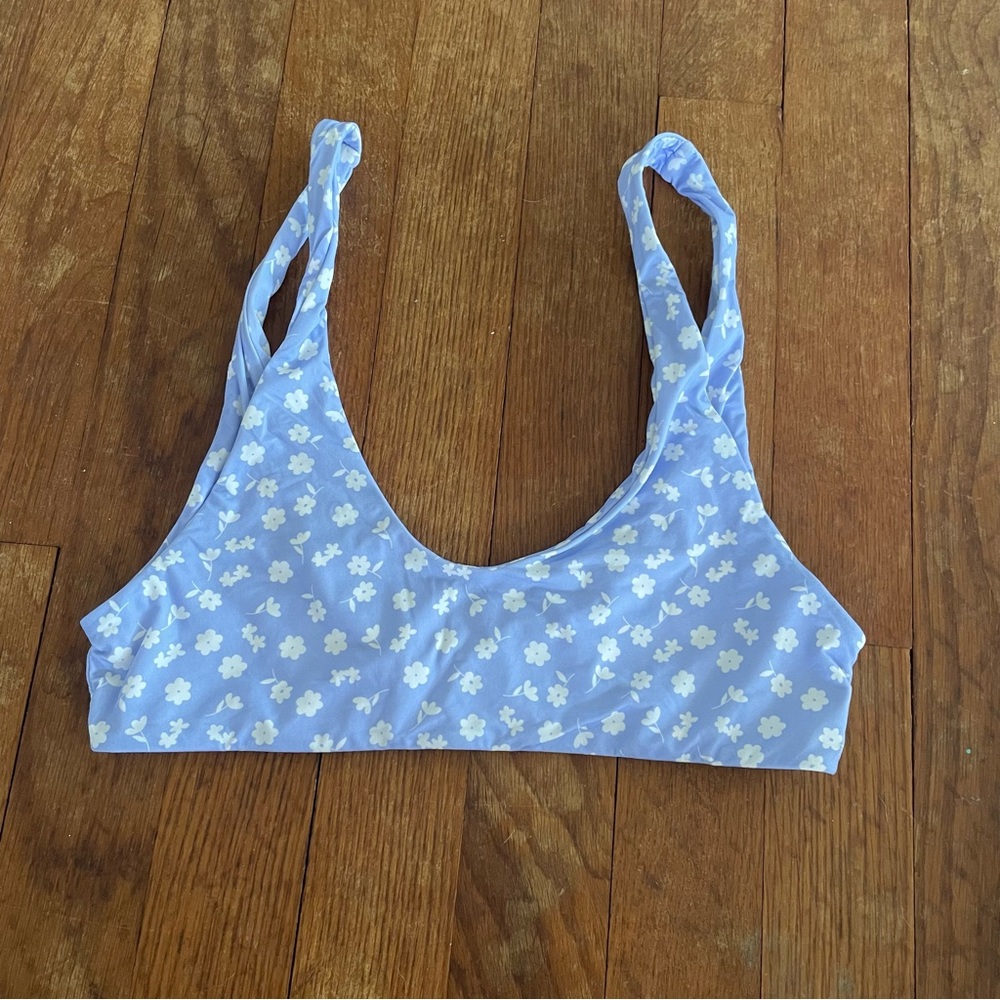 MAI Purple Floral Bonita Top